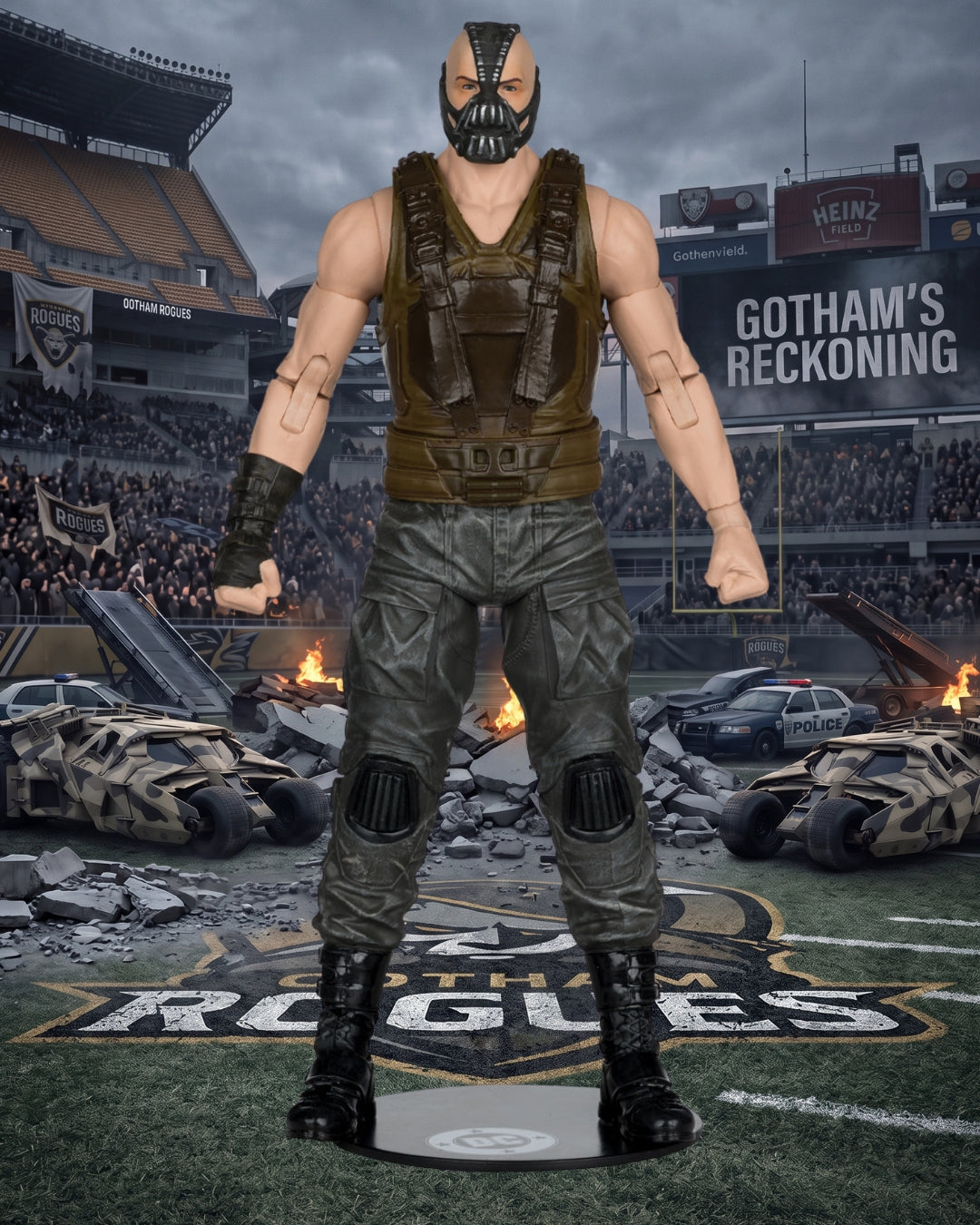 DC Multiverse Deluxe Theatrical Edition The Dark Knight Rises Bane 7-Inch Scale Action Figure