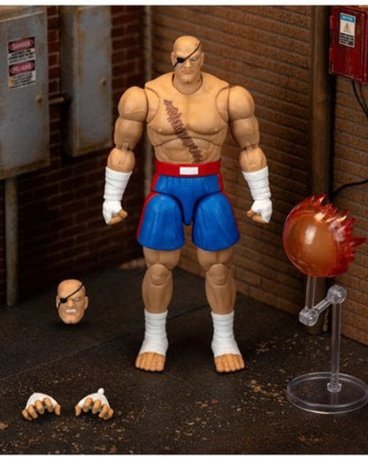 Ultra Street Fighter II Sagat 6-Inch Scale Deluxe Action Figure by Jada Toys