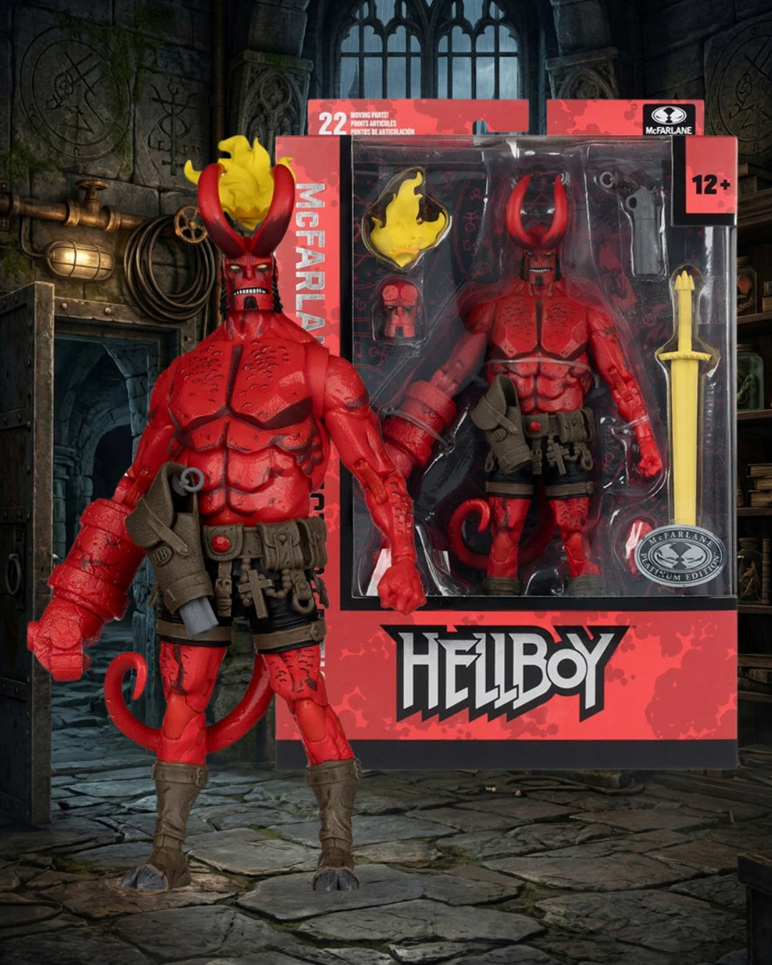 Hellboy McFarlane Collector Edition Chase Variant #60 7-Inch Scale Action Figure