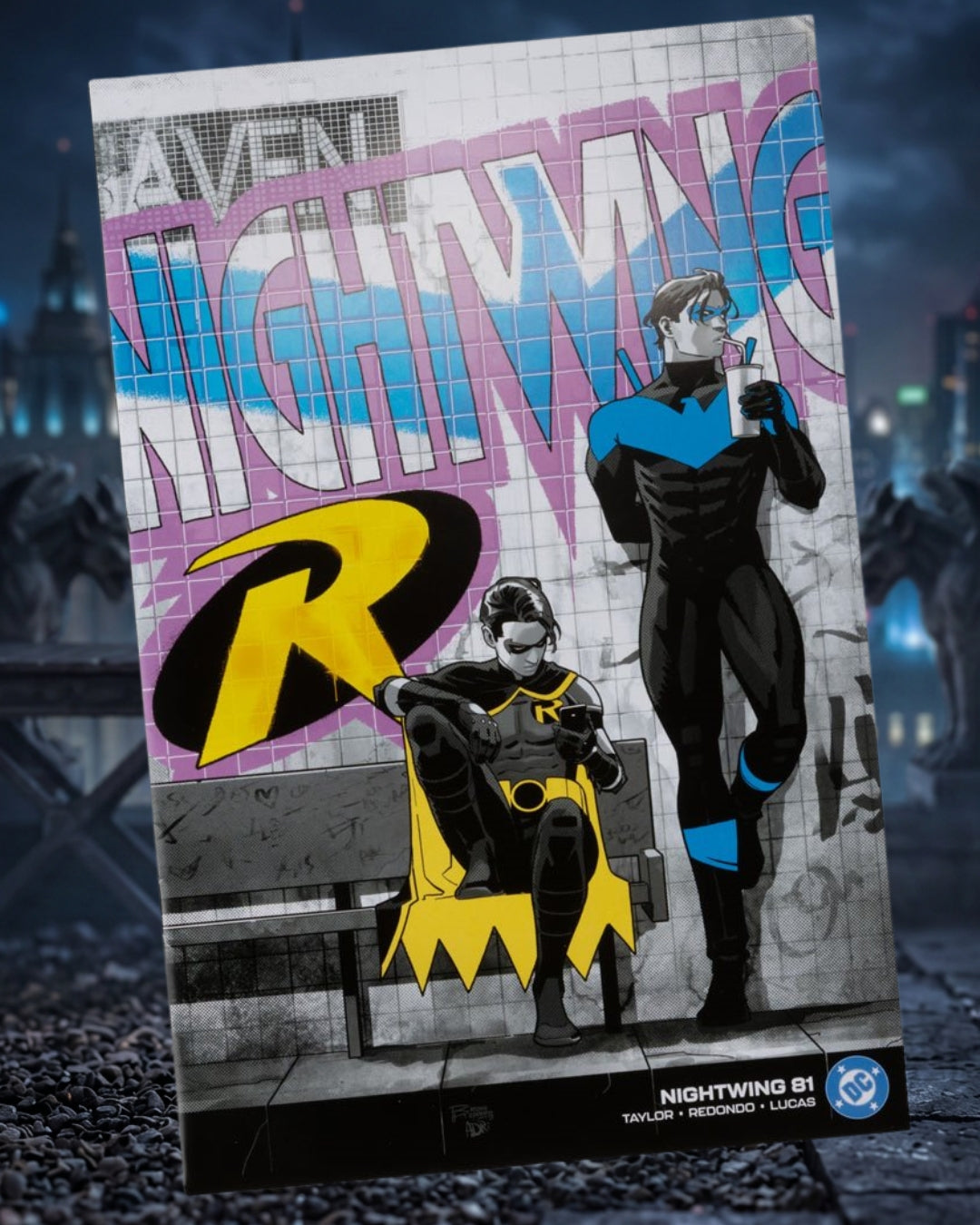 DC Direct Page Punchers Wave 14 Nightwing #81 7-Inch Scale Action Figure with Comic