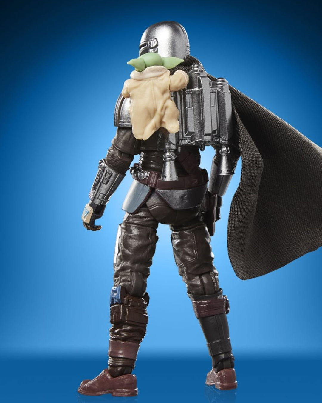 Star Wars The Vintage Collection – The Mandalorian & Grogu Deluxe 3 3/4-Inch Action Figure by Hasbro