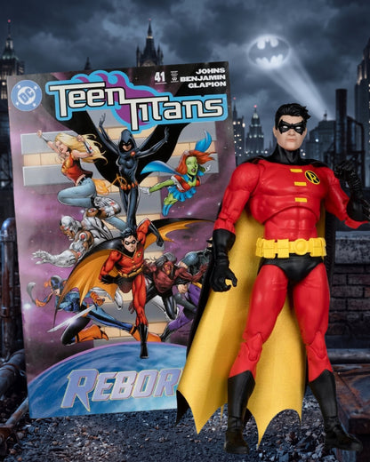 DC Direct Page Punchers Wave 12 Robin Teen Titans #41 7-Inch Scale Action Figure with Comic