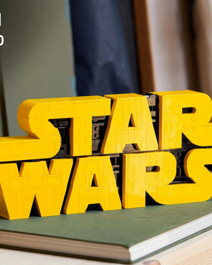 LEGO® Star Wars Brick-Built Star Wars Logo Sign (75407) By LEGO | Star Wars Collectible Display Set