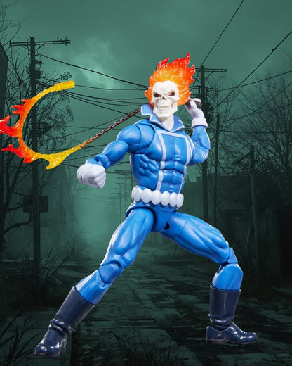 Ghost Rider Marvel Legends Series Johnny Blaze 6-Inch Action Figure with Motorcycle