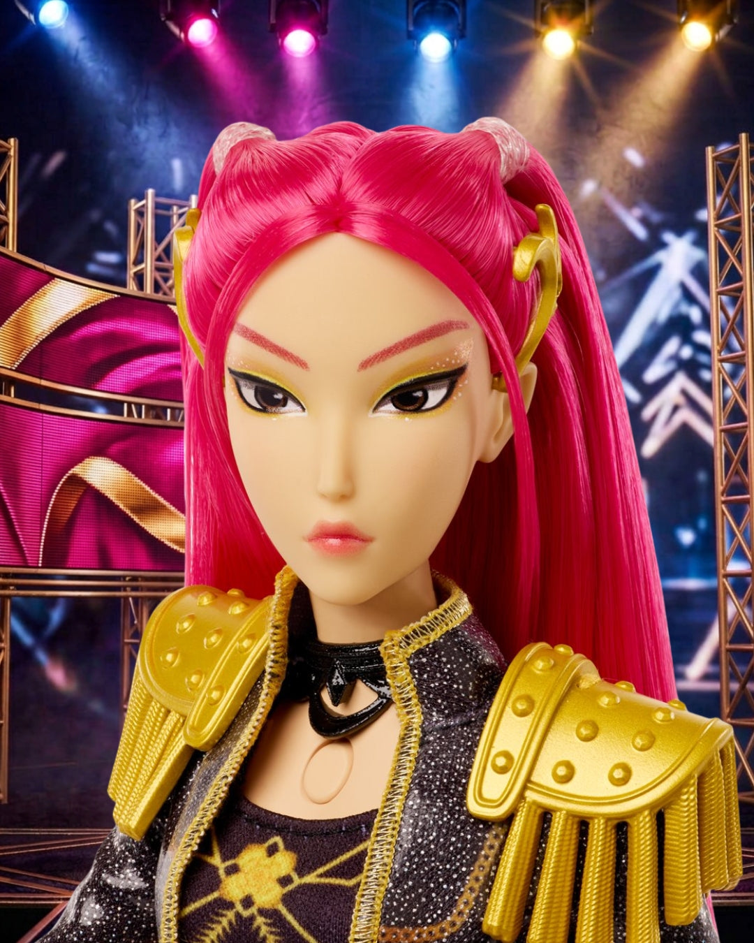 K-Pop Demon Hunters Huntr/x Mira Golden Singing Doll By Mattel