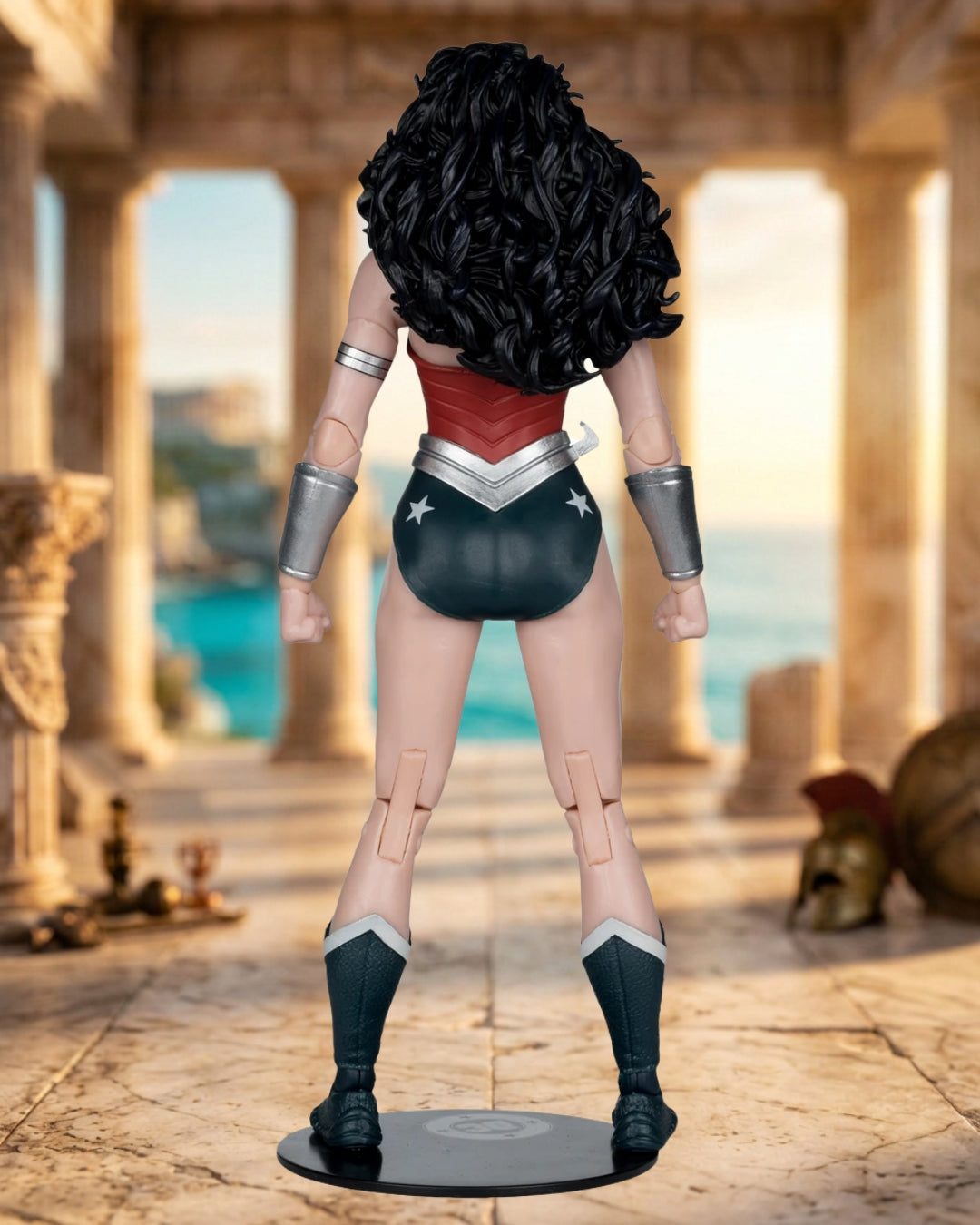 DC McFarlane Collector Edition Wonder Woman 1980s #61 Chase Variant (Platinum Edition) 7-Inch Scale Action Figure