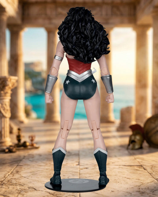 DC McFarlane Collector Edition Wonder Woman 1980s #61 Chase Variant (Platinum Edition) 7-Inch Scale Action Figure