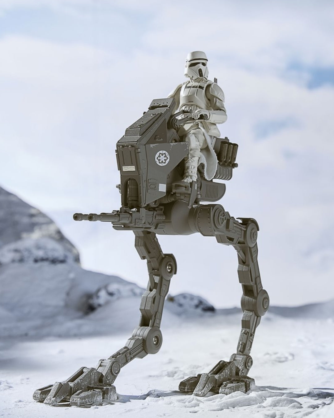 Star Wars The Vintage Collection The Mandalorian & Grogu Imperial Remnant AT-RT – 3 3/4-Inch Action Figure & Vehicle