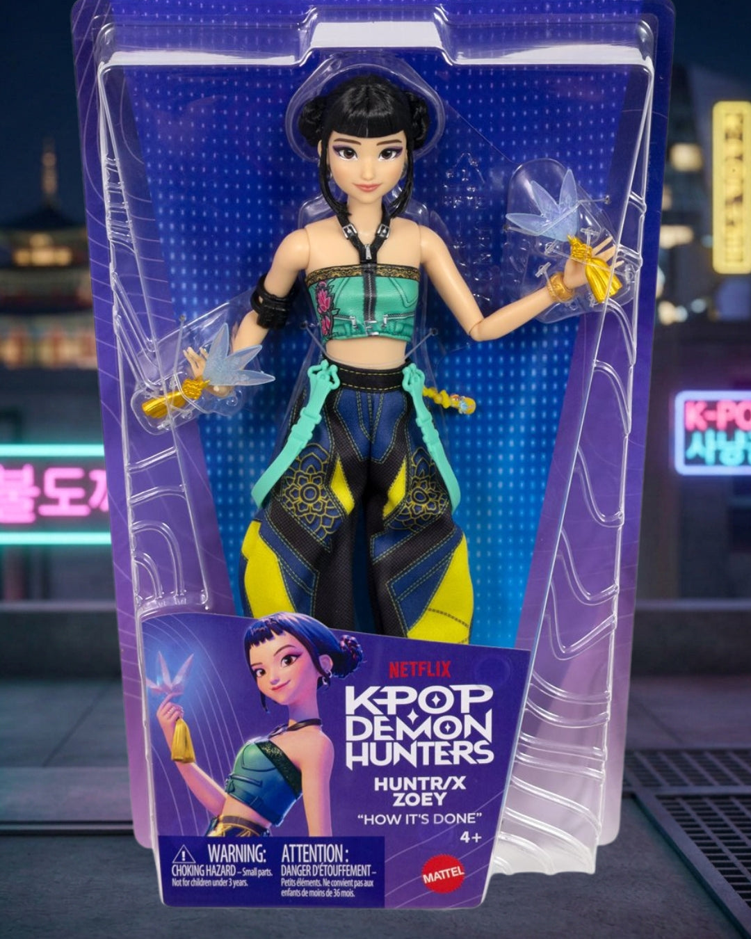 K-Pop Demon Hunters HUNTR/X Zoey "How It's Done" Doll By Mattel