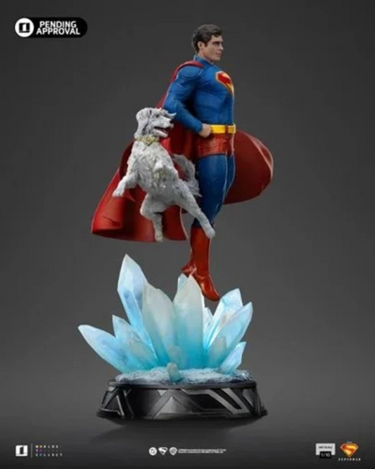 Pre-Order (Est. Arrival: September 2025) Superman (2025) Superman and Krypto 1:10 Art Scale Limited Edition Statue