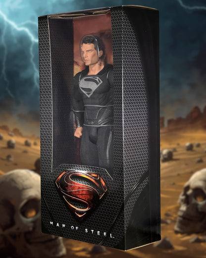 Superman Man of Steel Black Suit 1:4 Scale Action Figure