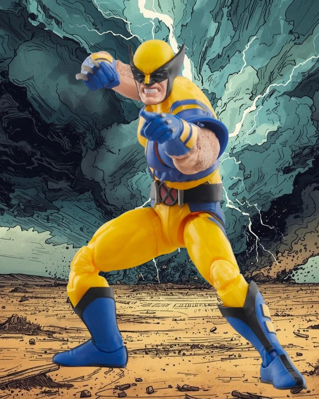 X-Men Marvel Legends Series Wolverine 85th Anniversary Comics 6-Inch Action Figure | Hasbro