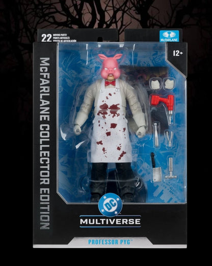 DC McFarlane Collector Edition Professor Pyg Batman 7-Inch Scale Action Figure (Platinum Edition) | McFarlane Toys