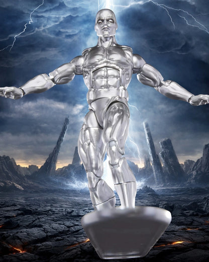 Fantastic Four Marvel Legends Series Silver Surfer 6-Inch Action Figure | Hasbro