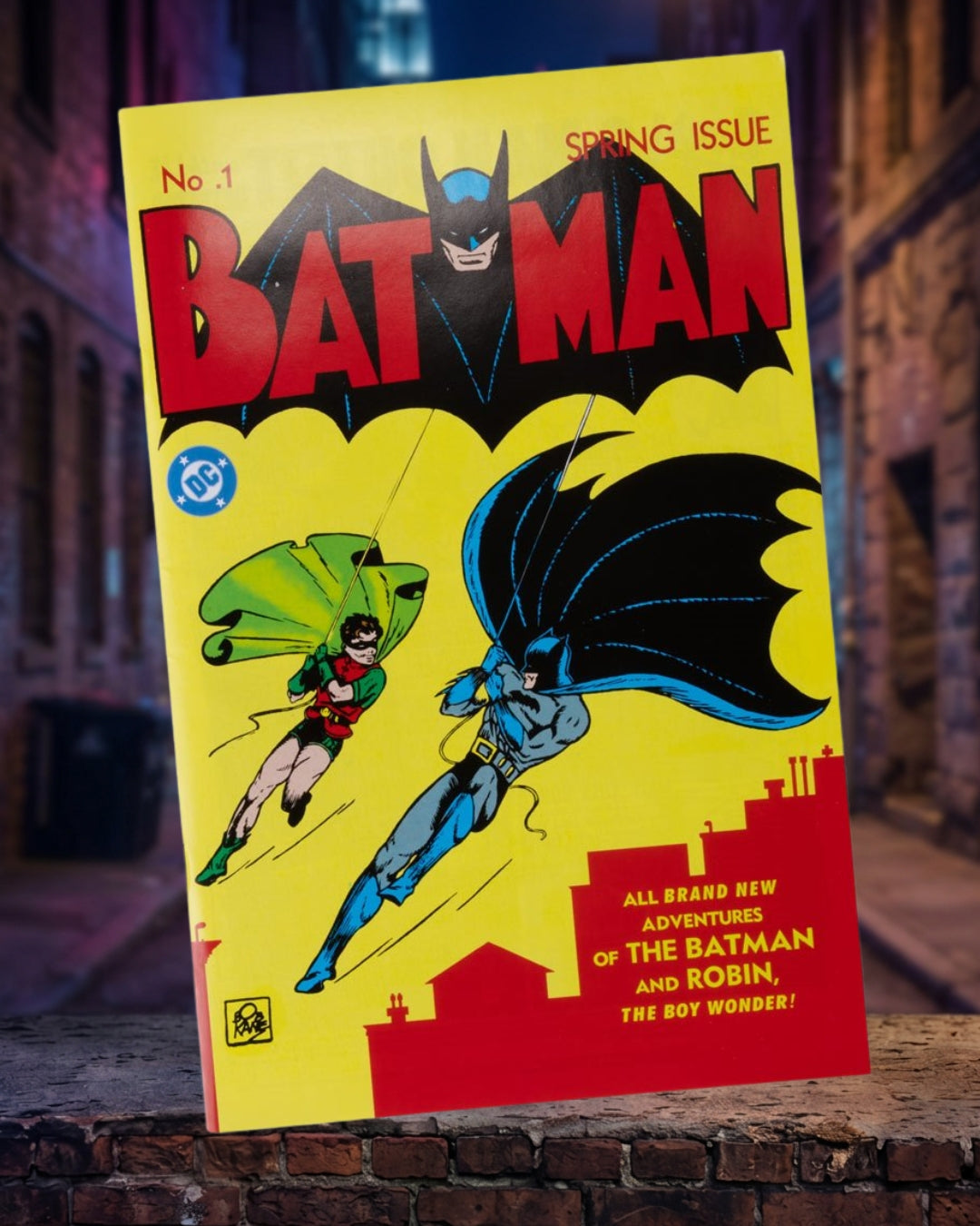 DC Direct Page Punchers Wave 14 Batman #1 7-Inch Scale Action Figure with Comic