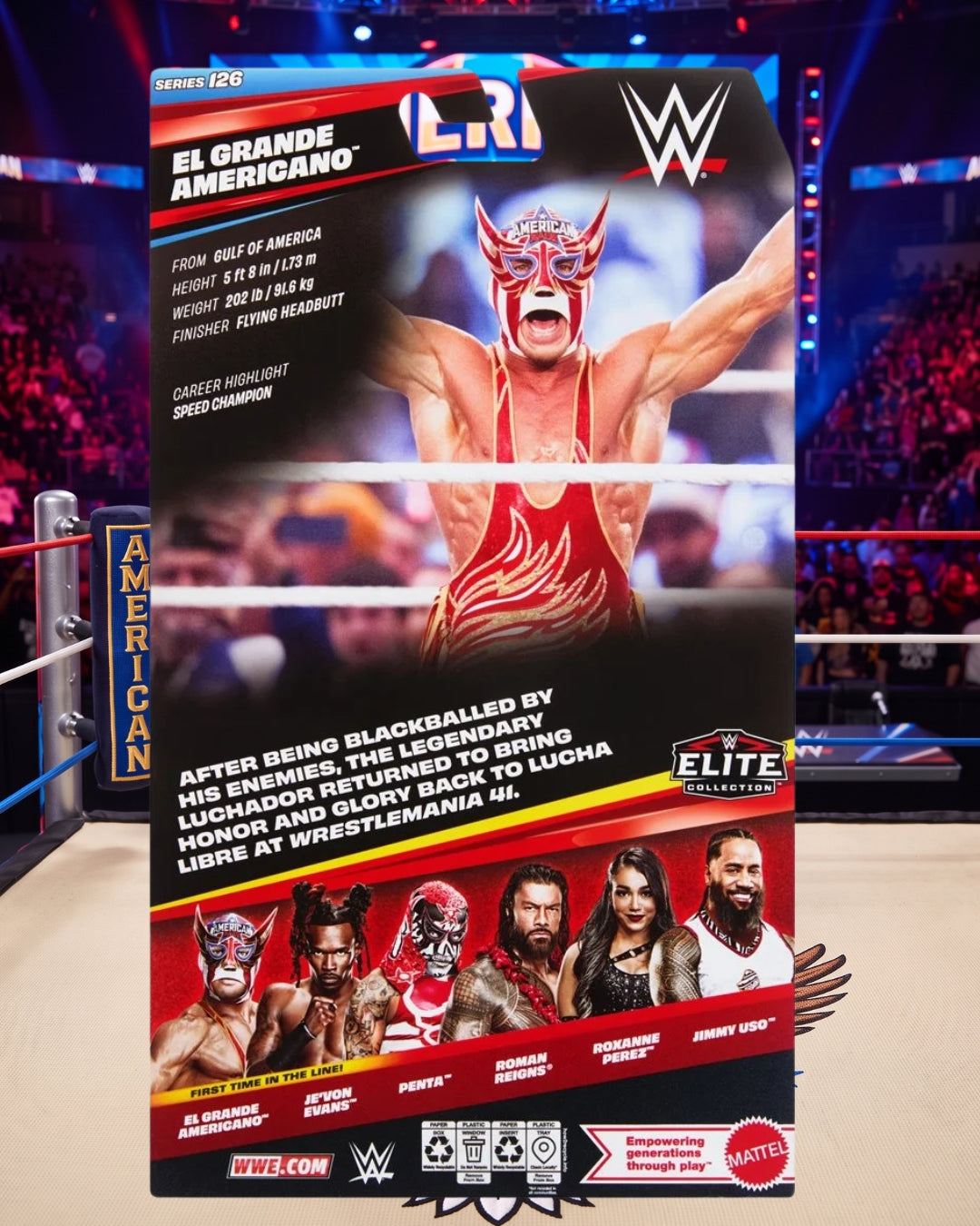 WWE Elite Collection Series 126 El Grande Americano Action Figure