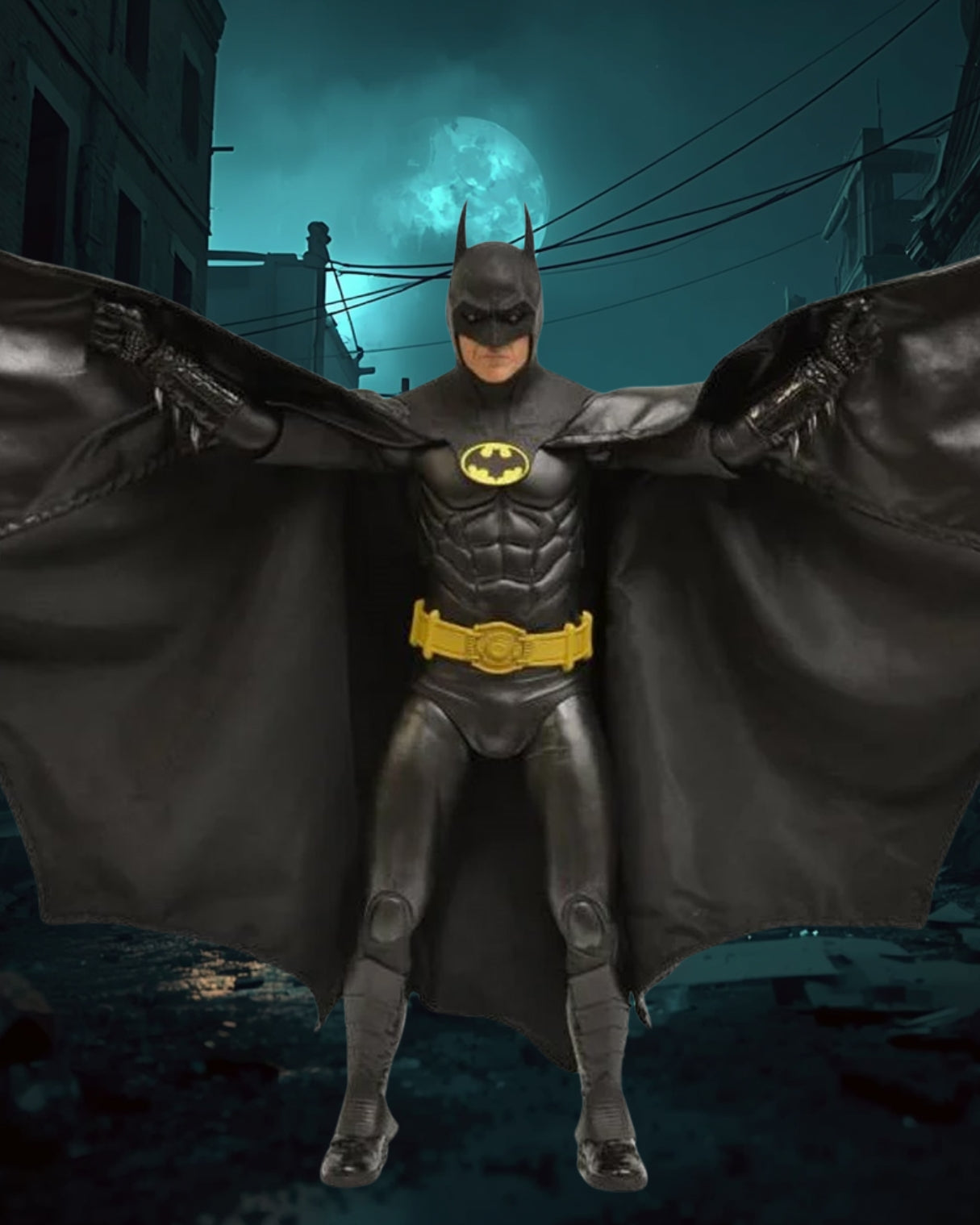 Batman 1989 Movie Michael Keaton 1:4 Scale Action Figure