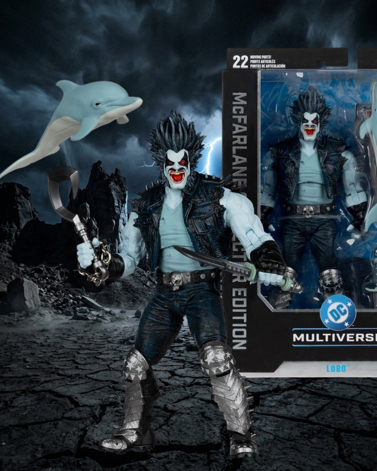 DC Multiverse McFarlane Collector Edition Lobo DC Classic #58 7-Inch Scale Action Figure