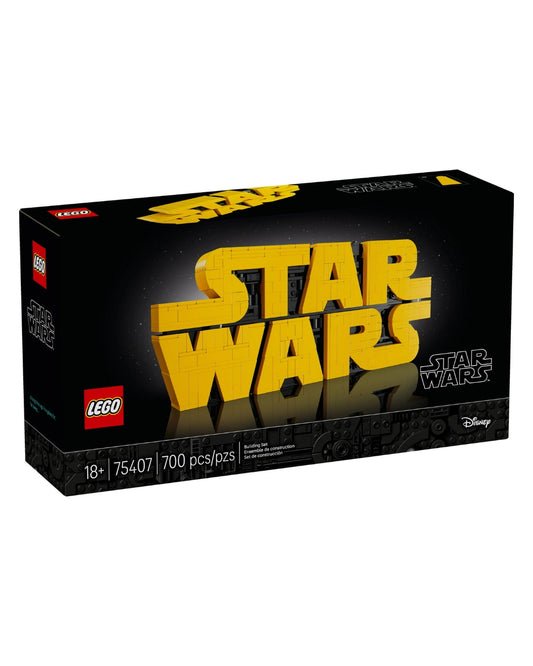 LEGO® Star Wars Brick-Built Star Wars Logo Sign (75407) By LEGO | Star Wars Collectible Display Set