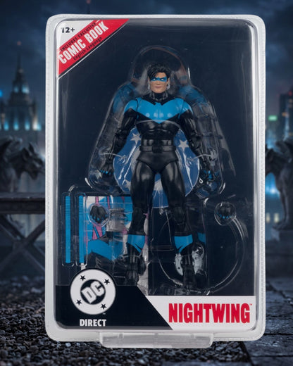 DC Direct Page Punchers Wave 14 Nightwing #81 7-Inch Scale Action Figure with Comic