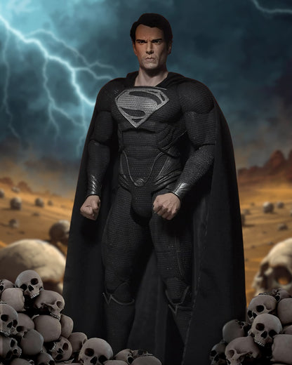 Superman Man of Steel Black Suit 1:4 Scale Action Figure