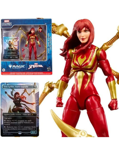 Spider-Man Marvel Legends Magic: The Gathering Mary Jane Watson (Iron Spider) 6-Inch Action Figure By Hasbro