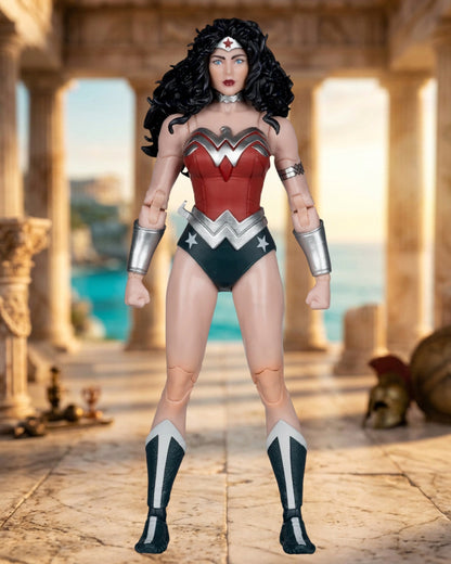 DC McFarlane Collector Edition Wonder Woman 1980s #61 Chase Variant (Platinum Edition) 7-Inch Scale Action Figure