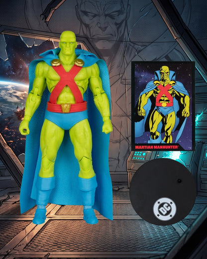 DC Direct Page Punchers Wave 12 Martian Manhunter Justice League #77 7-Inch Scale Action Figure with Comic