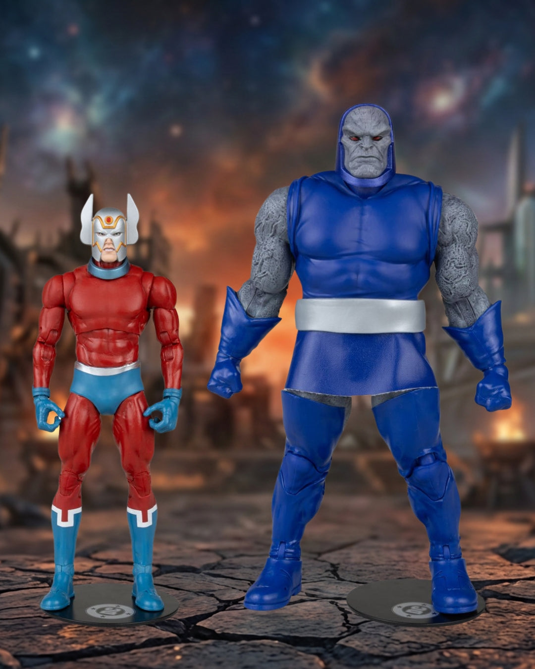 DC Multiverse Darkseid vs. Orion 7-Inch Scale and Megafig Action Figure 2-Pack