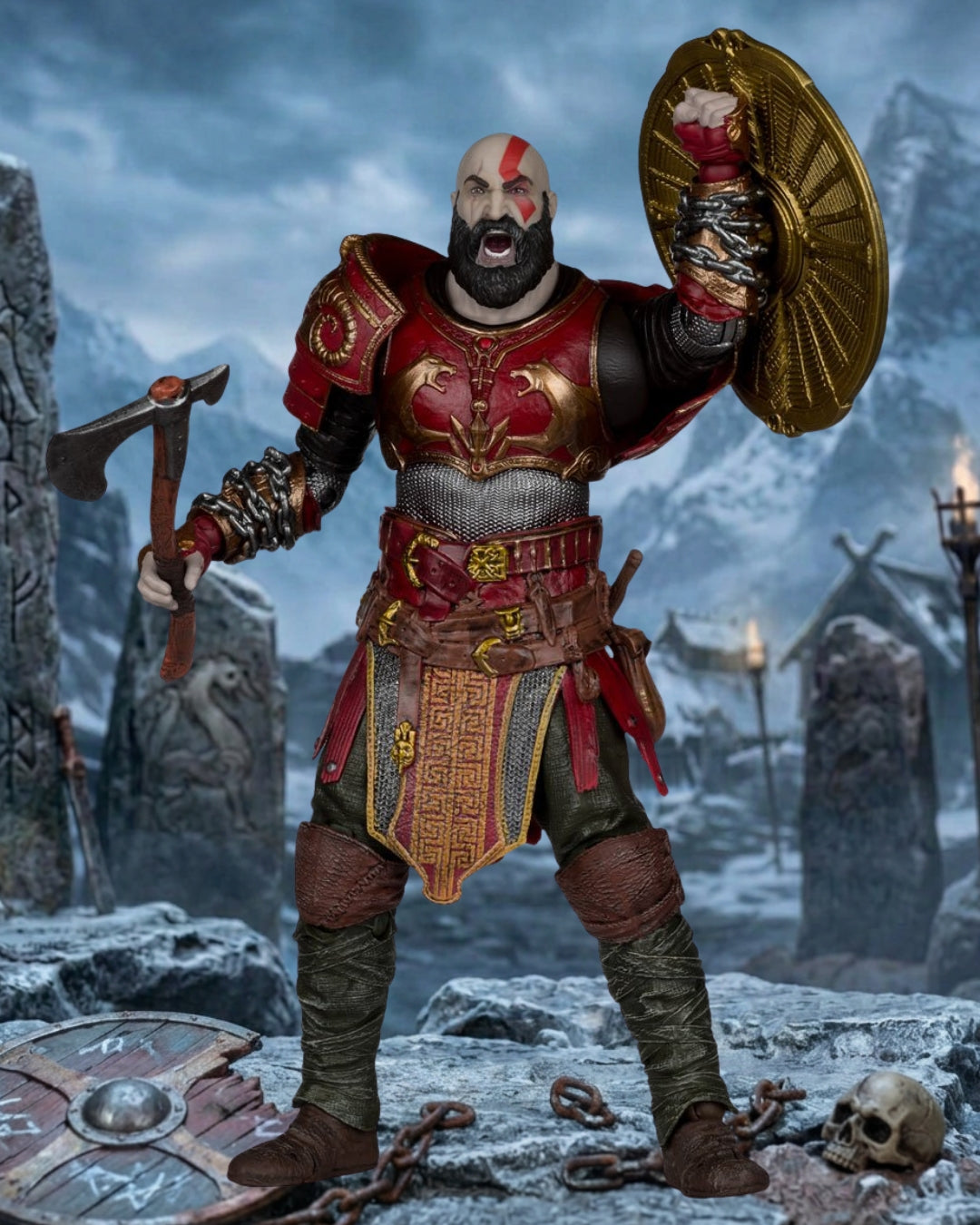 God of War Kratos with Ares Armor – McFarlane Elite Edition #14, 7-Inch Scale Action Figure