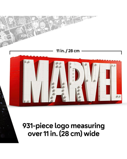 LEGO® MARVEL Logo & Minifigures (76313) By LEGO | Marvel Avengers Collection