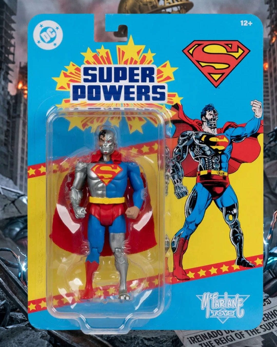 DC Super Powers Cyborg Superman 4 1/2-Inch Scale Action Figure