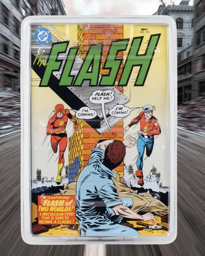 DC Direct Page Punchers The Flash Barry Allen, The Flash #123 7-Inch Scale Action Figure with Comic | DC Direct / McFarlane Toy