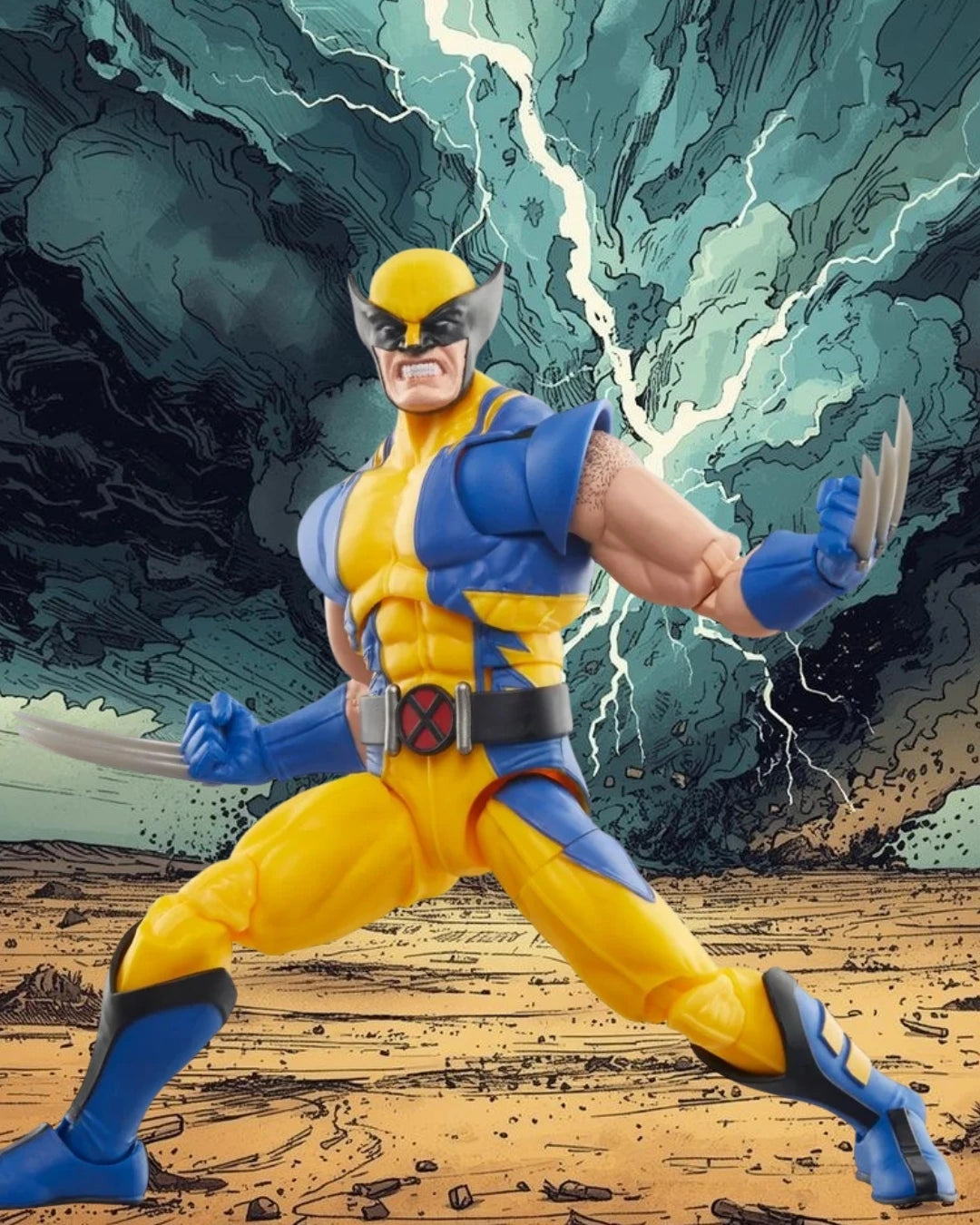 X-Men Marvel Legends Series Wolverine 85th Anniversary Comics 6-Inch Action Figure | Hasbro