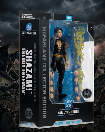 DC Multiverse McFarlane Collector Edition Chase Variant Shazam! Freddy Freeman #55 7-Inch Scale Action Figure