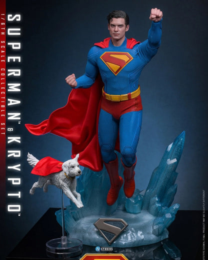 Superman & Krypto Sixth Scale Figure Set | Hot Toys