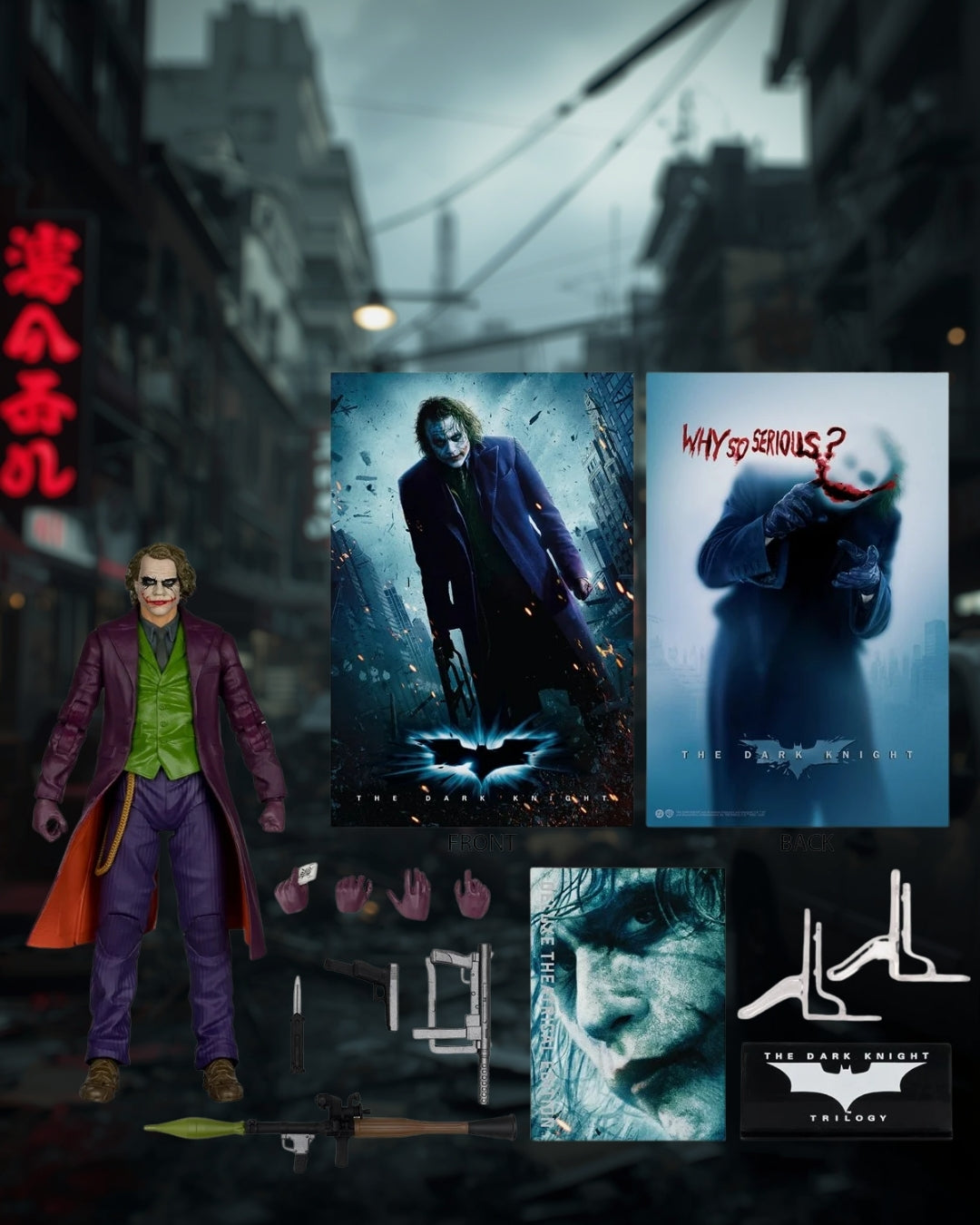 DC Multiverse Deluxe Theatrical Edition Wave 3 The Joker (The Dark Knight) – 7-Inch Scale Action Figure