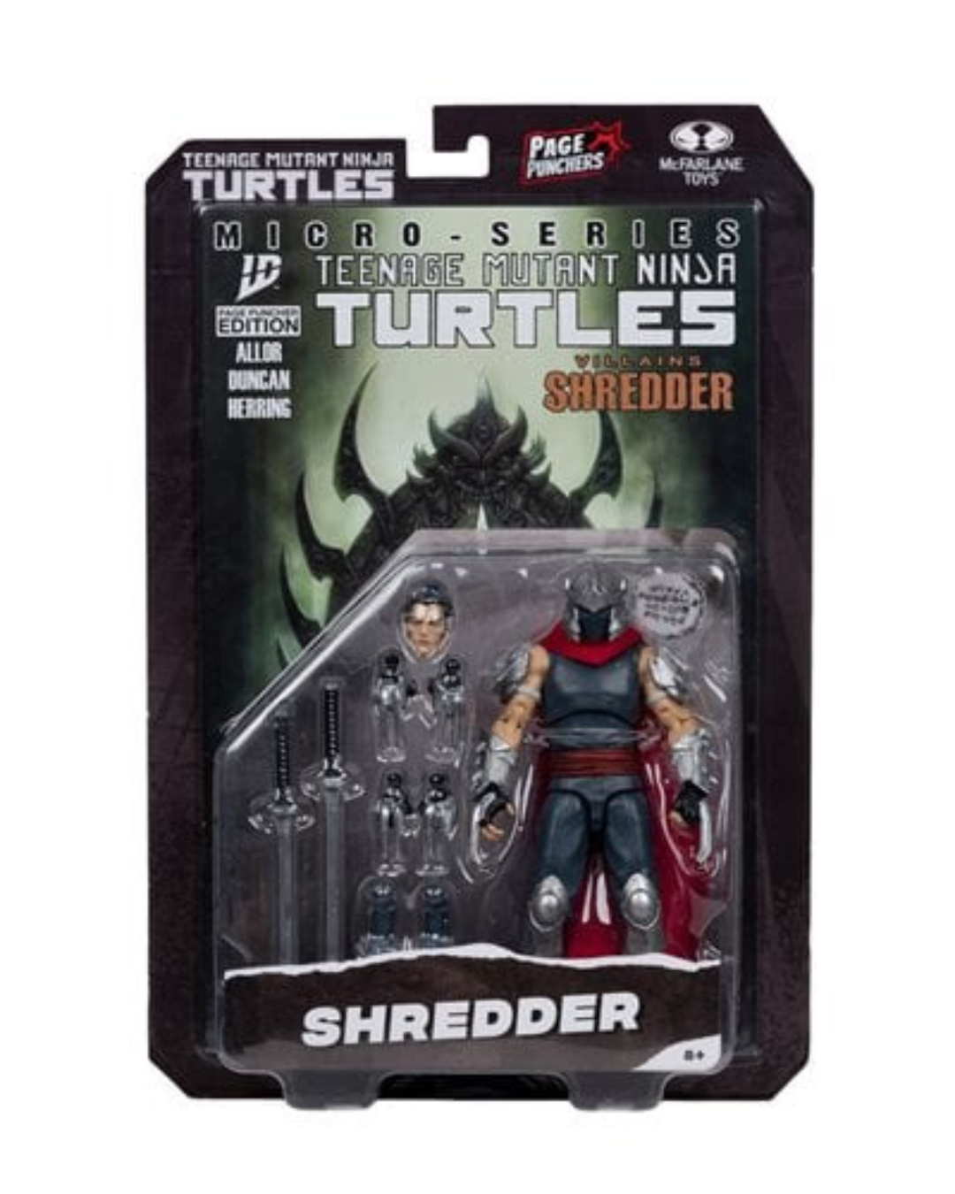 Teenage Mutant Ninja Turtles Page Punchers Wave 1 – Shredder (5-Inch Scale Action Figure with Comic) By McFarlane Toys | Teenage Mutant Ninja Turtles Collection
