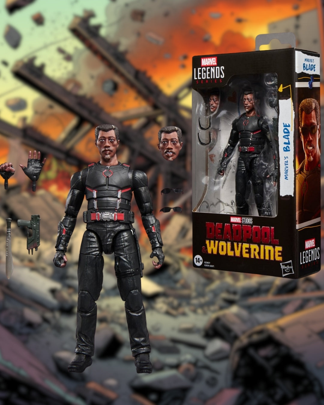 Deadpool & Wolverine Marvel Legends Blade – 6-Inch Action Figure