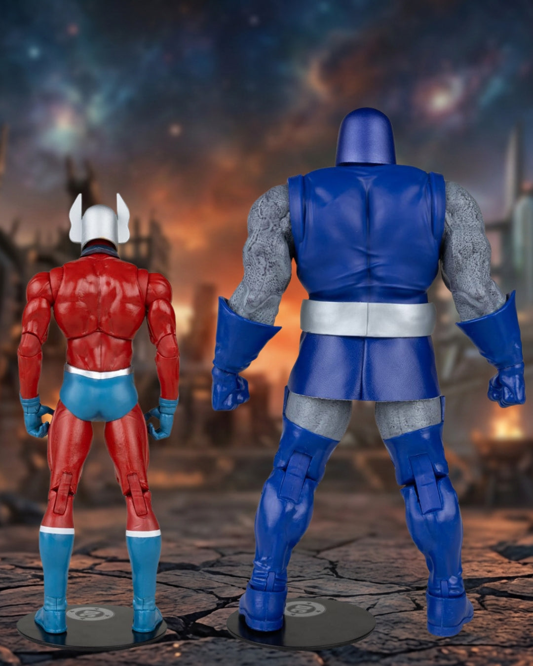 DC Multiverse Darkseid vs. Orion 7-Inch Scale and Megafig Action Figure 2-Pack
