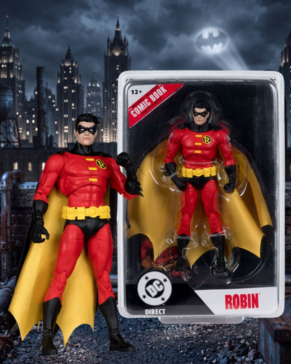 DC Direct Page Punchers Wave 12 Robin Teen Titans #41 7-Inch Scale Action Figure with Comic