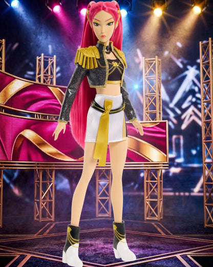 K-Pop Demon Hunters Huntr/x Mira Golden Singing Doll By Mattel