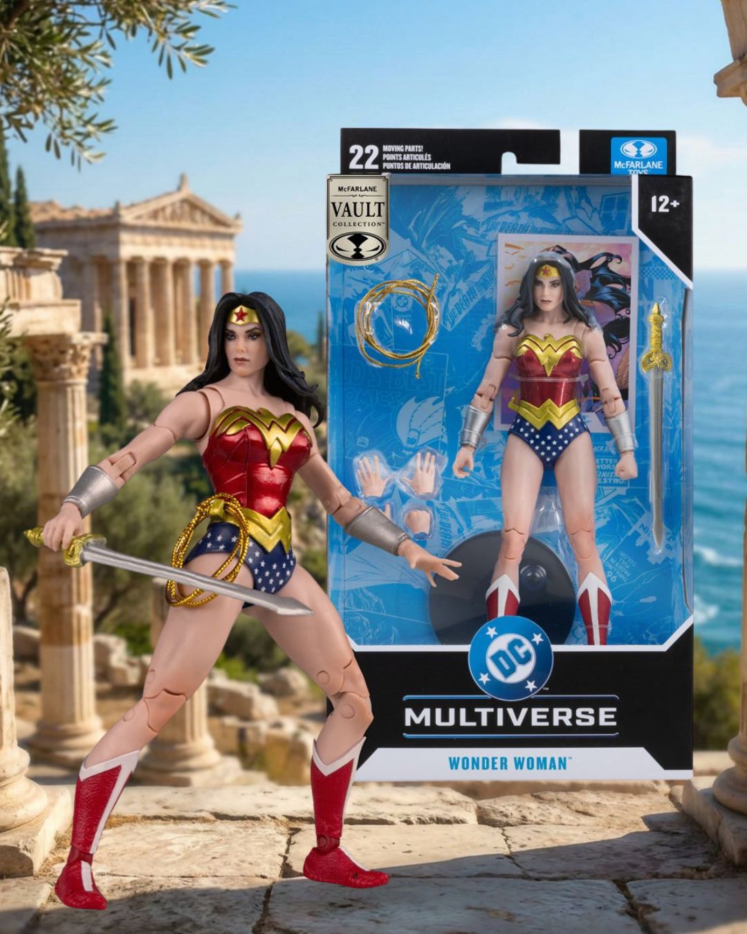 DC Multiverse McFarlane Vault Collection Wave 1 Wonder Woman Classic 7-Inch Scale Action Figure