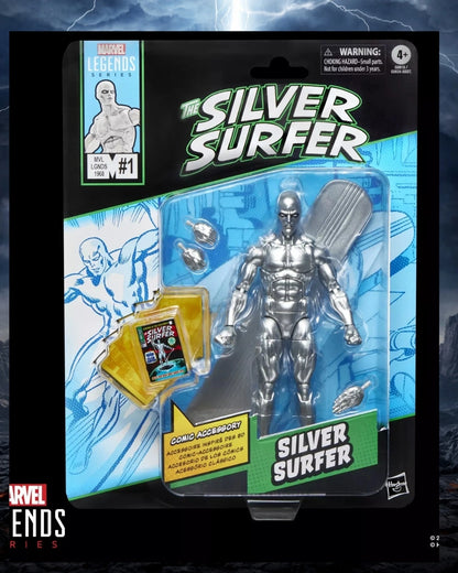 Fantastic Four Marvel Legends Series Silver Surfer 6-Inch Action Figure | Hasbro