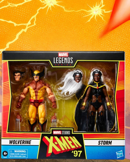 X-Men ’97 Marvel Legends Wolverine and Storm 6-Inch Action Figures | Hasbro