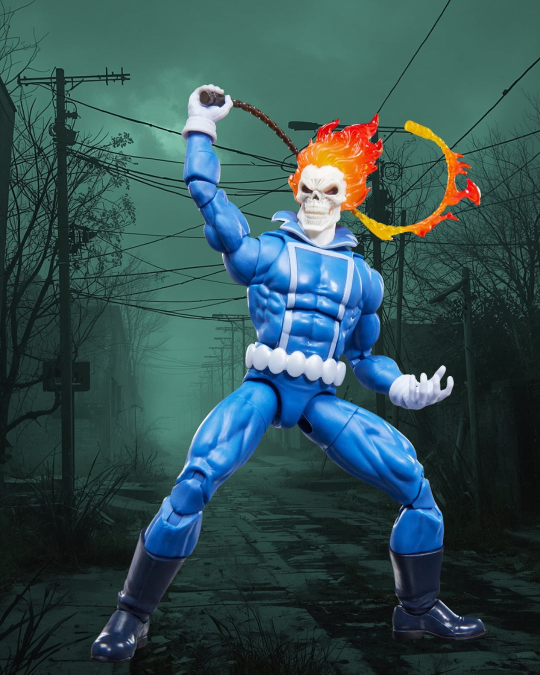 Ghost Rider Marvel Legends Series Johnny Blaze 6-Inch Action Figure with Motorcycle