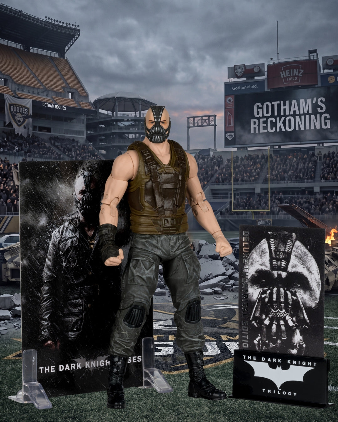 DC Multiverse Deluxe Theatrical Edition The Dark Knight Rises Bane 7-Inch Scale Action Figure