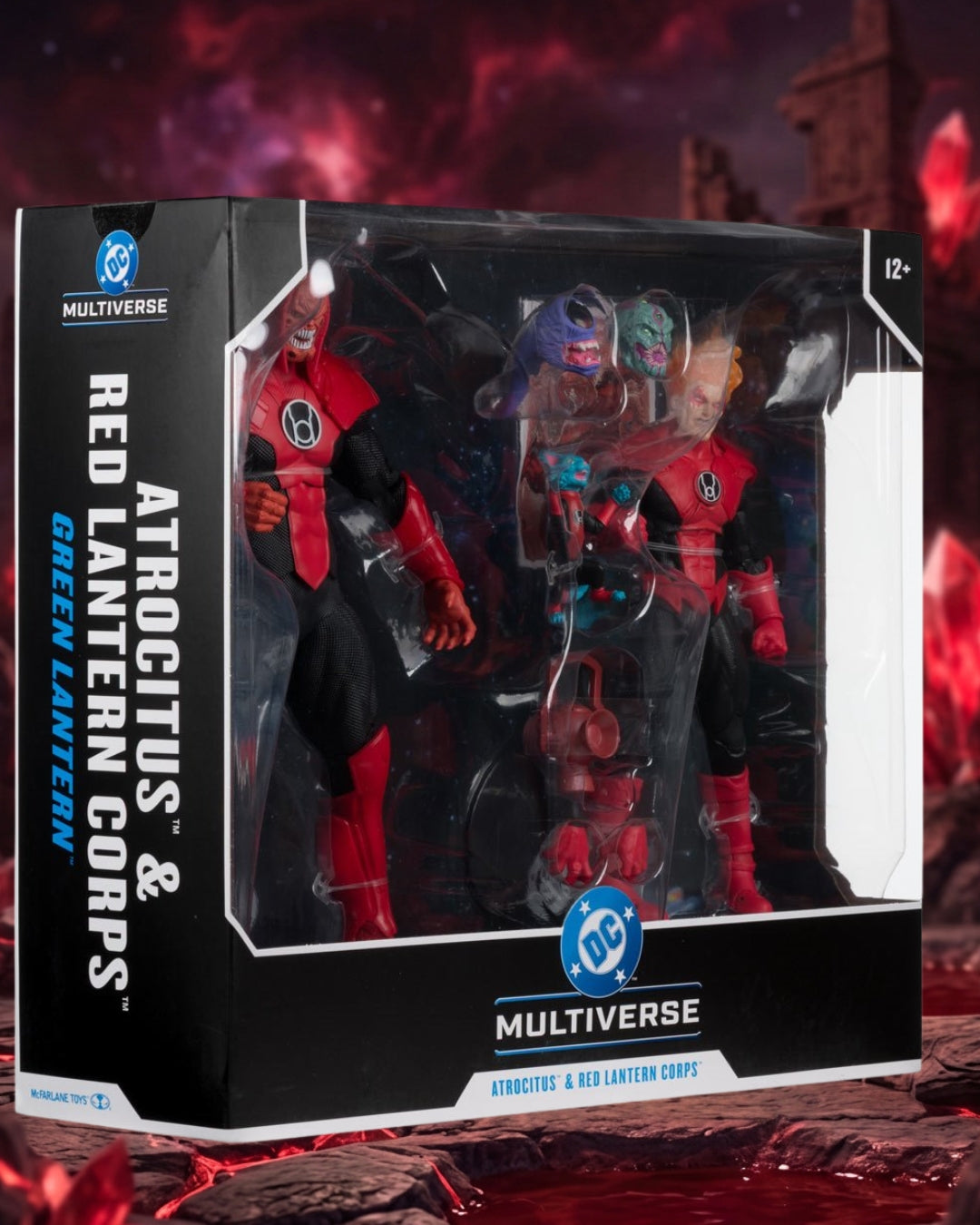 DC Multiverse Atrocitus Megafig and Red Lantern Corps Green Lantern 7-Inch Scale Action Figure 2-Pack