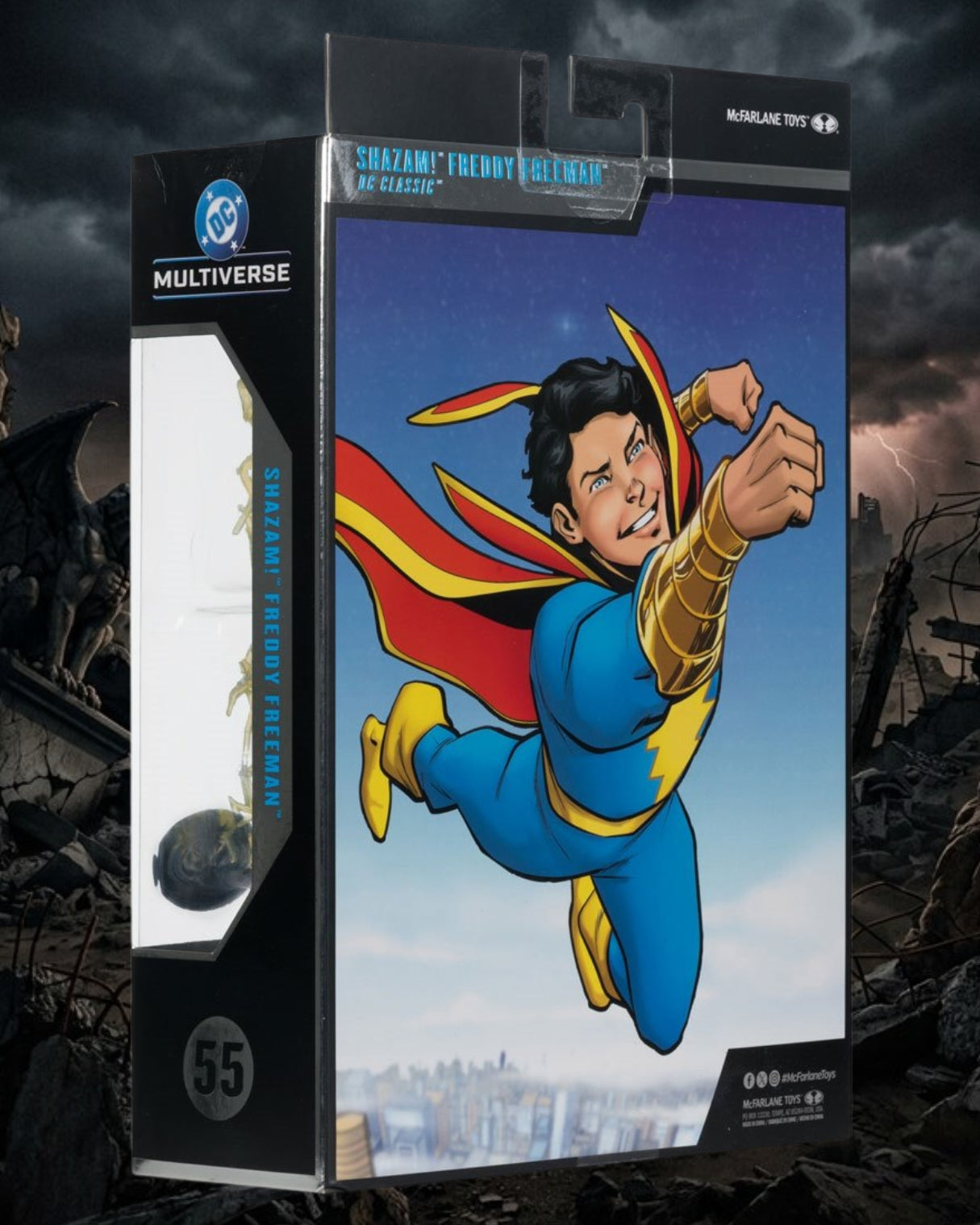 DC Multiverse McFarlane Collector Edition Chase Variant Shazam! Freddy Freeman #55 7-Inch Scale Action Figure