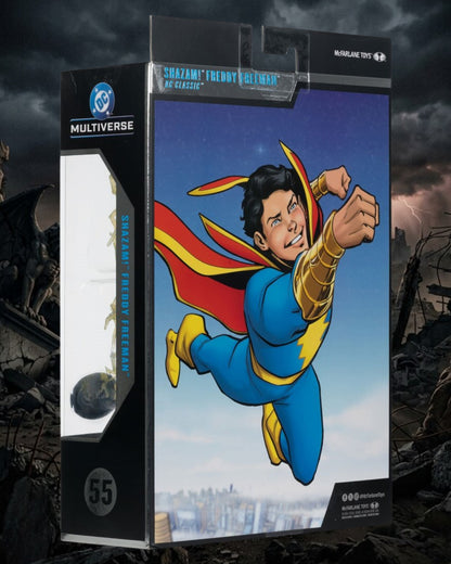 DC Multiverse McFarlane Collector Edition Chase Variant Shazam! Freddy Freeman #55 7-Inch Scale Action Figure